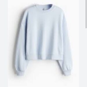 SWS/Active Sky Blue Balloon Sleeve Sweater